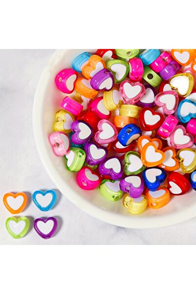 Choice3 200 قطعة من خرز قلب الخوخ، 200/100 قطعة من الخرز مزدوج الطبقات 8-9 مم...