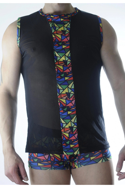 mtm My The Mall Giyim Erkek Transparan Renki Atlet Boxer Takımı