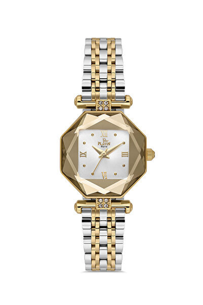 Platin Pierre Hds-Pl-1203La-D1 Cut Glass Women's Wristwatch