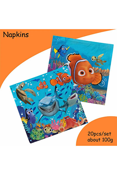Choice Napkins 20pcs Disney Finding Nemo wedding decoratons Disposable table ...