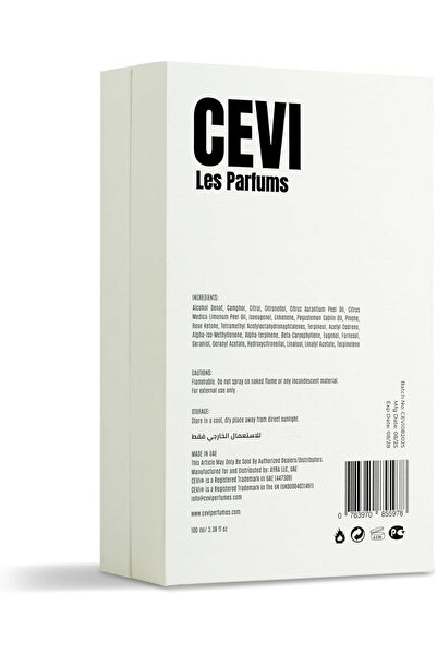 cevi Parfums SOVRIN Extrait de Parfum, Unisex, 100ml