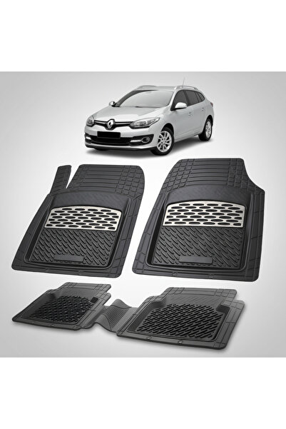 TEAMCAR TeamCar® Car Mats Tray Type Compatible with Renault Megane III Combi ...