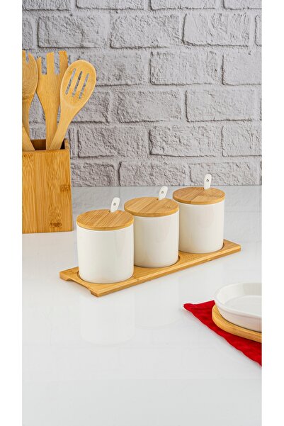 ozbience Renkli 3'lü Baharat Seti, Şık ve Kullanışlı Baharat Kaşıklı Paket