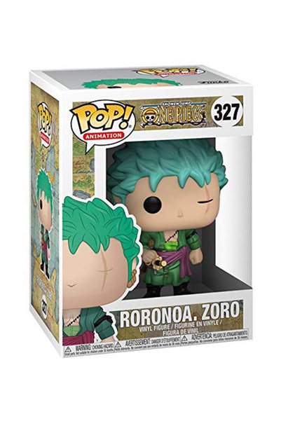 HALAMODO Unique Design Animation One Piece Roronoa Zoro Collectible Figure For Kids 6.35x6.35x9.53cm