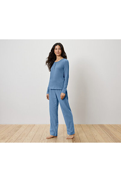 Tchibo Kadın Flanel Pijama Takımı