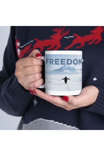 sıradışıhediyem Nihilist Penguin Mug Cup
