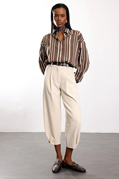 5in1Canpolat بنطال بأرجل كريمية