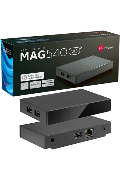 Allians 4K IPTV Set Top Box, UHD 60fps, Dual Band Wi-Fi, Linux, HDMI 2.1