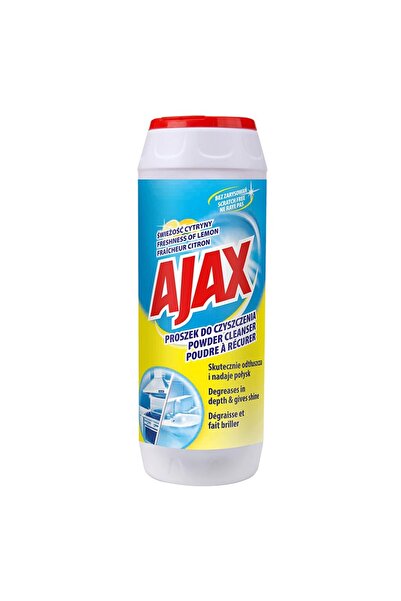 Ajax Lemon Cleaning Powder Set, 4 Pieces x 450 g