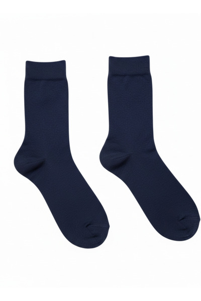 BEYTEKS 6-Piece Seamless Navy Blue Socks
