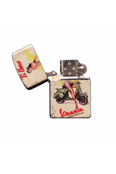 Otto Common Classic Metal Windproof Lighter - Zippo Style & Refillable 87