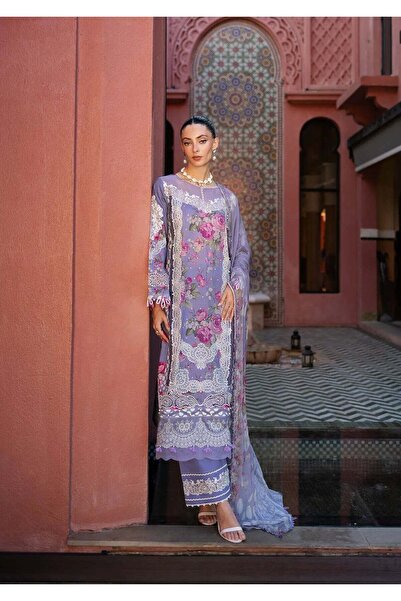 ELAF Embroidered Lawn Suits stitched 3 Piece EL 25 SL ETS-02 A SAVANNAH