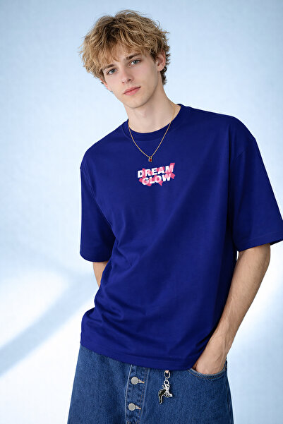 caddekombin Tricou pentru bărbați, în stil modern, cu imprimeu Dream Glow, în...