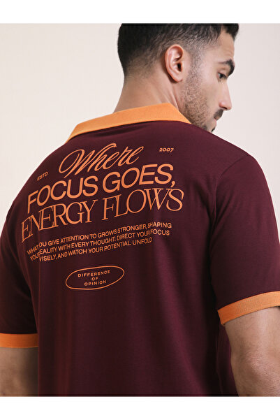 Difference of Opinion By Styli Men Relaxed Fit Printed Polo