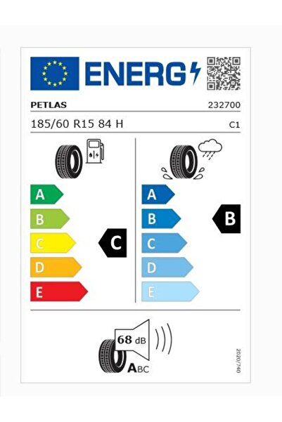Petlas 185/60 R15 84H Prime Comfort Yaz Lastiği Üretim 2026