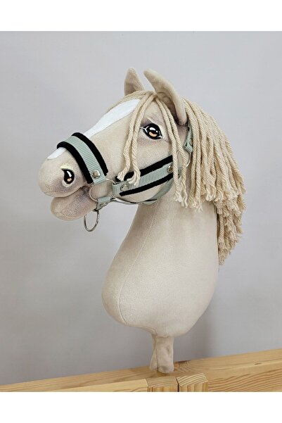 Other Căpăstru reglabil pentru cai Hobby Horse A3, din piele naturală, cu bla...