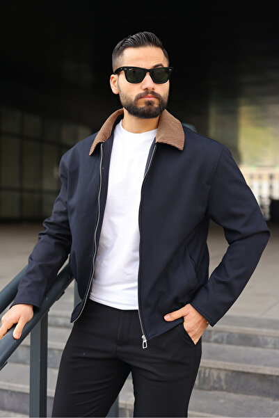 BASEL.CO Velvet Collared Trucker Model Jacket