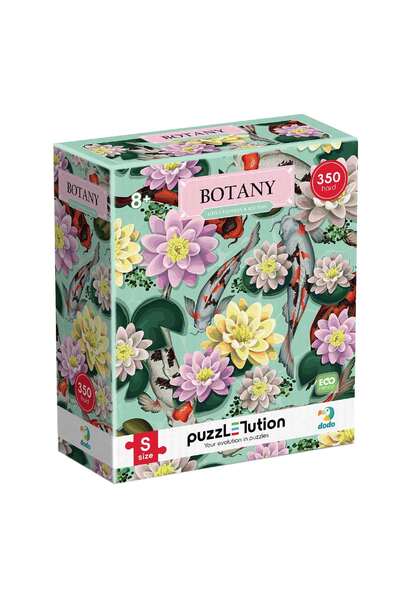 dodotoys Puzzle Botany, Lotus Flowers, 350 piese, copii varsta 8+ ani
