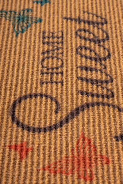 VİTALİHOME Chram Natürel Home Sweet Doormat Exterior Door Mat Bristle Doormat 2014