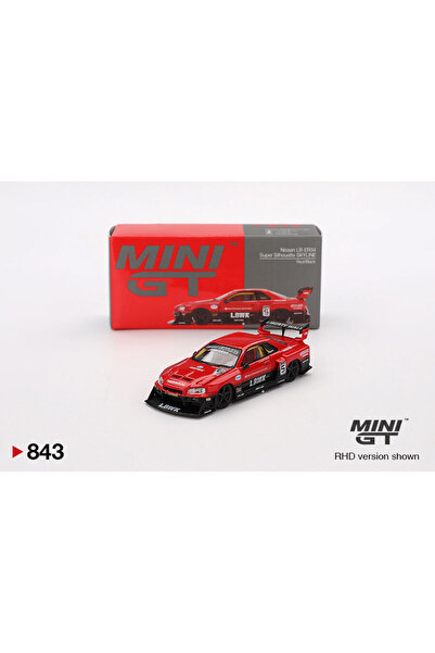 mini gt 164 Nissan LB-Er34 Super Silhouette Skylıne RedBlack MGT00843