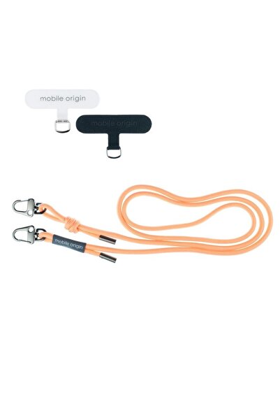 Mobile Origin Peach Fuzz Lanyard Rope, Adjustable 82-163cm, Universal
