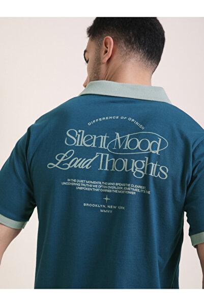 Difference of Opinion By Styli Men Relaxed Fit Printed Polo