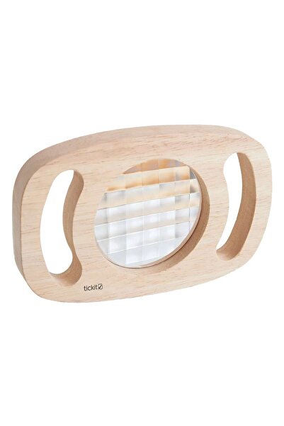 TickiT Panou caleidoscop cu manere din lemn, copii varsta 1-7 ani