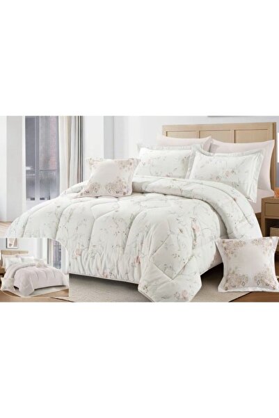 smart home 5-Piece Luxury Microfiber Bedspread & Duvet Cover Set 230x170cm Re...