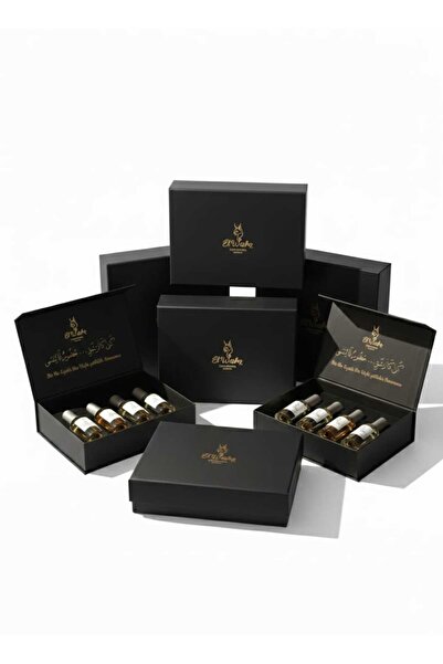 el washq perfums مجموعة عطور إلياش إيليت للرجال - طقم هدايا فاخر من 4 قطع للع...