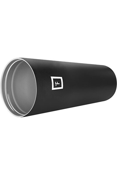 OEM Pahar din oțel inoxidabil IRON °FLASK, cu pai și capac, izolat, negru, 950 ml