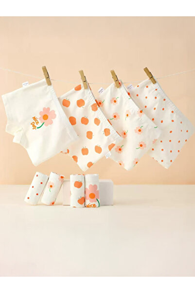 Styli Pack of 4 - Girls Printed Cotton Briefs