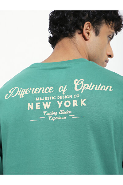 Difference of Opinion By Styli Men Oversized Short Sleeve Printed T-Shirt