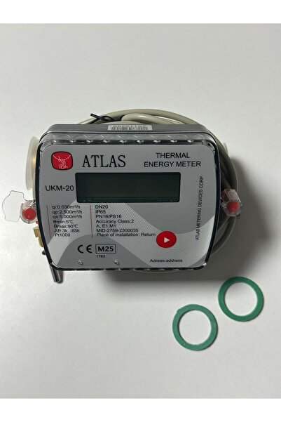 Atlas UKM20 Ultrasonik Kalorimetre (Isı Pay Ölçer) M-25 (2025 Üretimi)