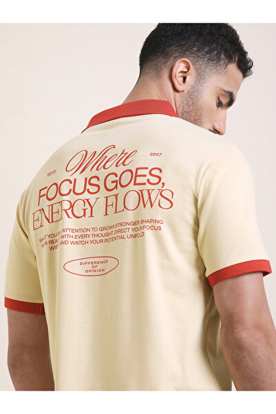 Difference of Opinion By Styli Men Relaxed Fit Printed Polo