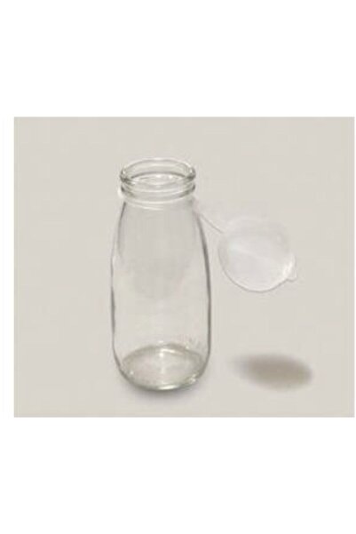 ozbience 12 Pieces 250Cc Plastic Bottles, Set with Lids for Ayran, Shira, Milk