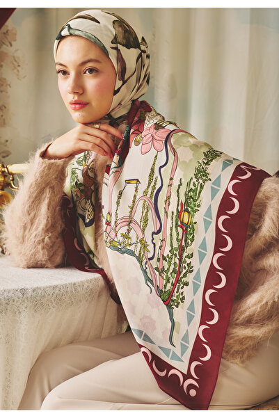 Fresh وشاح من الفيسكون بنمط ستارلايت هارموني بلون الكرز الحلو