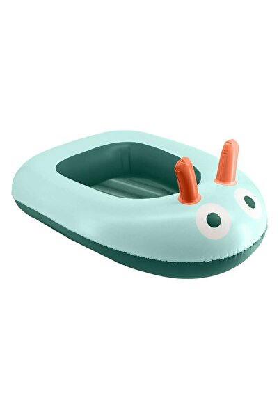 Quut Toys Barcuta gonflabila, verde, Quut Toys, copii varsta 3-7 ani