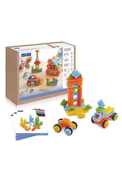 Guidecraft Snap Blocks, blocuri interconectabile, 220 piese, Guidecraft, copi...