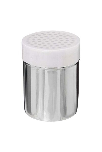 Generic خمسة أطقم ملح وفلفل متنوعة من سيمبلي سمارت مع غطاء، فضي وأبيض