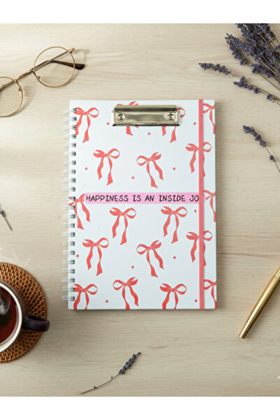 Bam A4 Lined Notebook with Secretarial Mechanism