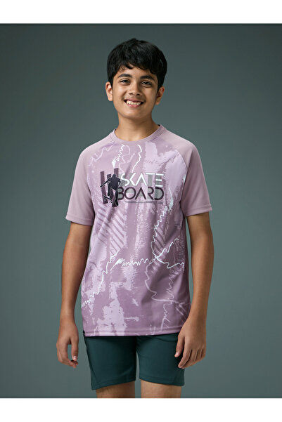 Technosport By Styli Boys Slim Fit Printed Sports T-Shirt