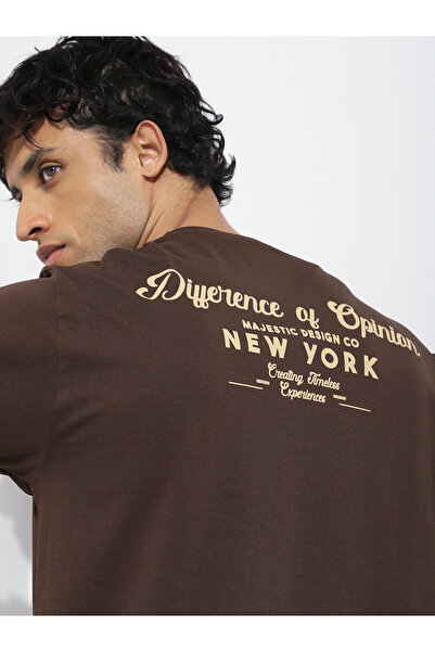 Difference of Opinion By Styli Men Oversized Short Sleeve Printed T-Shirt