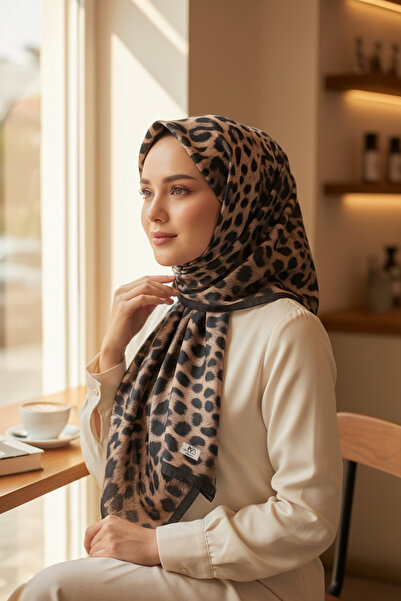 Onur Scarf - New Original Leopard Pattern Soft Fabric Seasonal Fabric Fashion...