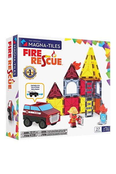 Magna Tiles MAGNA-TILES Πυροσβεστική Διάσωση, 27 τεμάχια, παιδιά ηλικίας 3-9 ...