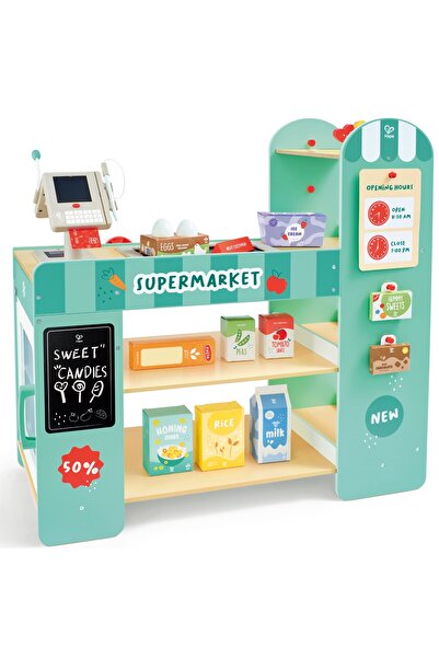 Hape Wooden toy Shop (50 pieces), children age 3 years+,6 years+,8 years+