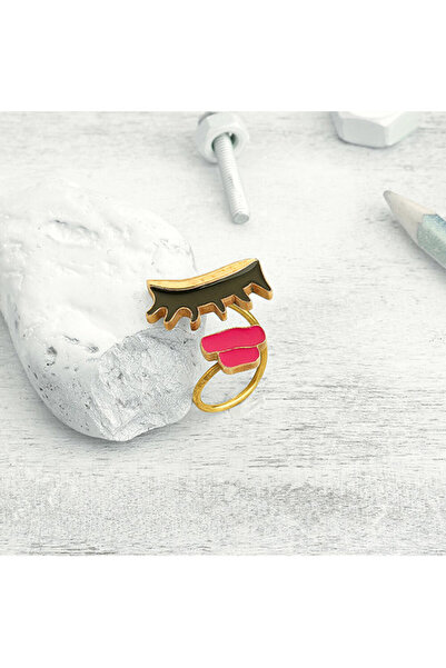 Biggdesign "My Eyes & Lips" Ring for Women