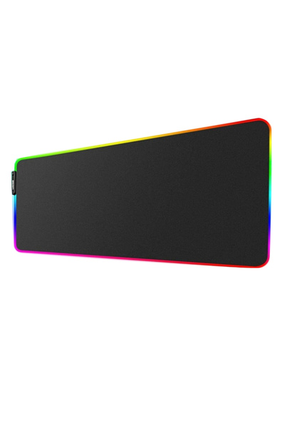 HALAMODO Glowing Led Extended Mousepad Black