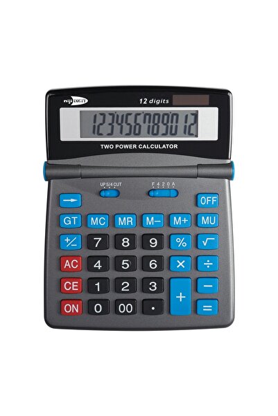 Lebez Αριθμομηχανή γραφείου, 12 ψηφίων, 12,5 x 16 cm, Niji Digit (φουσκάλα), ...