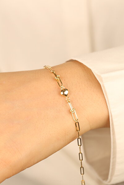 Çgk Çiğdem Gürel Kuyumculuk Kadın 8K Gerçek Altın Hallow Bilezik