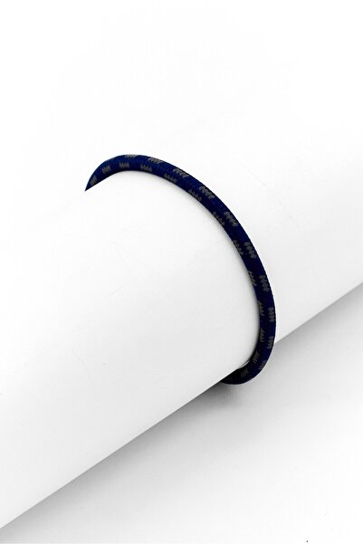 Police Men Plaint Timeless Nylon Bracelet, Dark Blue